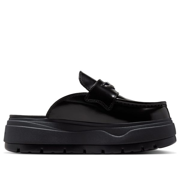 Jordan Mule Black Metallic Silver (Womens)