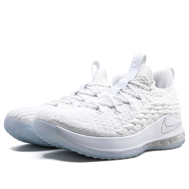 Nike LeBron 15 Low White Metallic Silver 5 Nike LeBron 15 Low White Metallic Silver