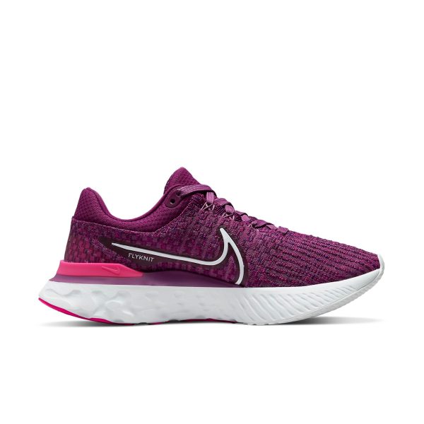 Nike React Infinity Run Flyknit 3 Light Bordeaux (Womens)