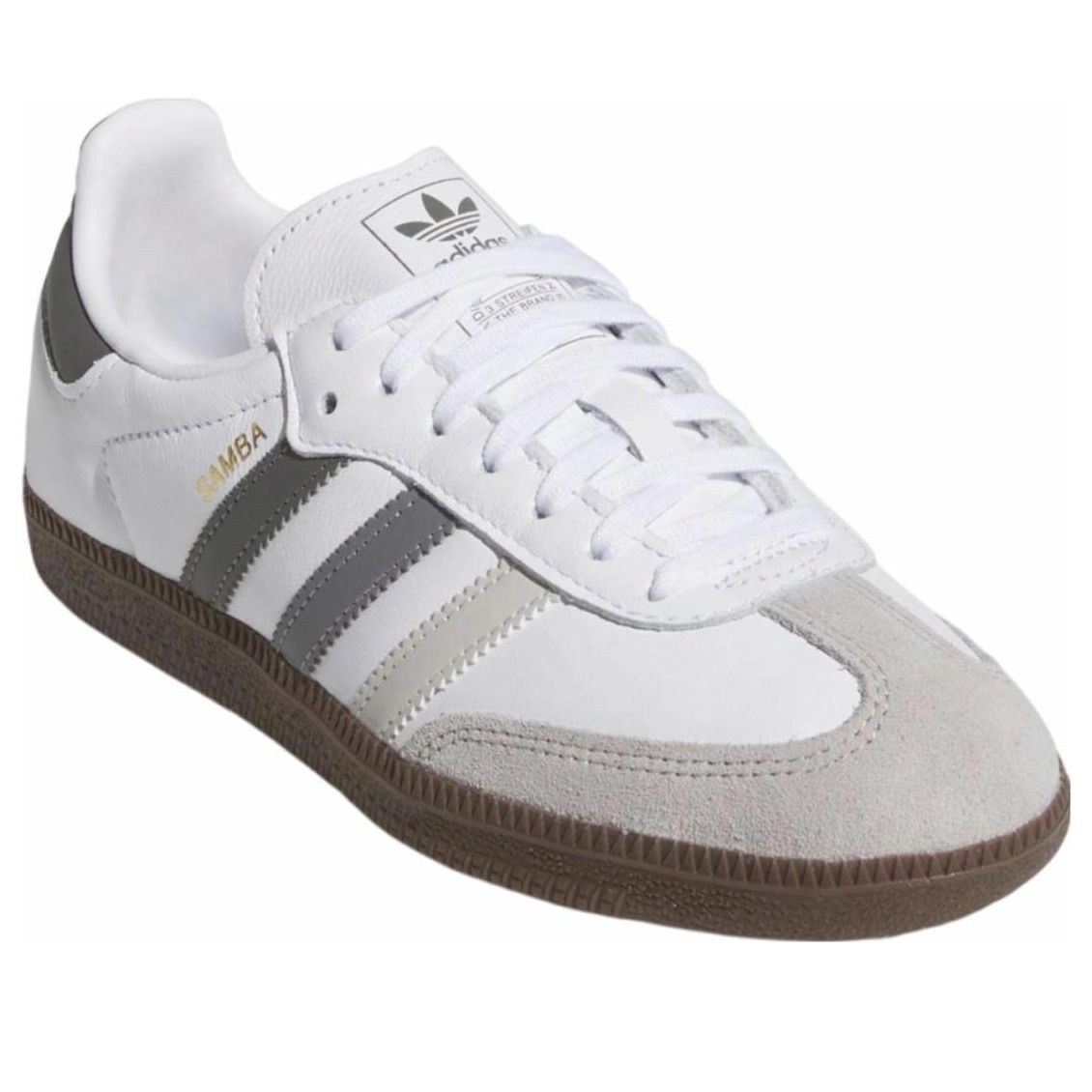 adidas Samba OG Cloud White Grey One Grey Three (GS) 5 adidas Samba OG Cloud White Grey One Grey Three (GS)