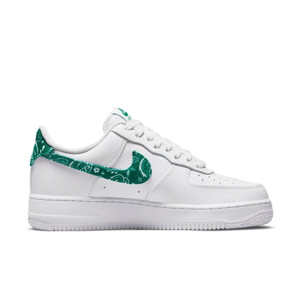 Nike Air Force 1 Low 07 Essential White Green Paisley (Womens)