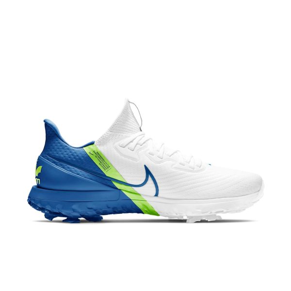 Nike Air Zoom Infinity Tour White Volt Baseball Blue
