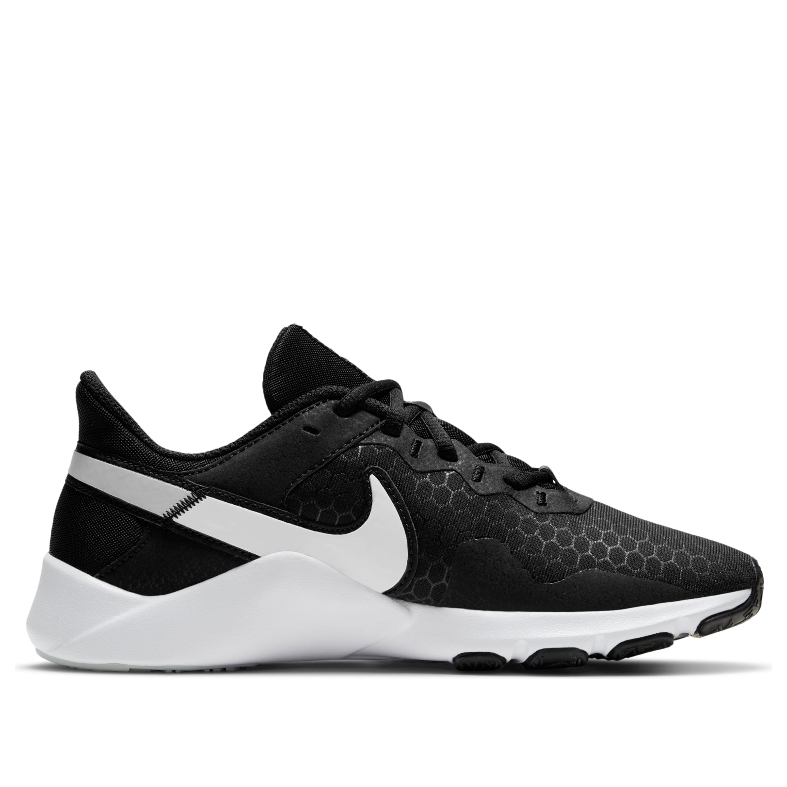 Nike Legend Essential 2 Black White (Womens) 8 Nike Legend Essential 2 Black White (Womens)