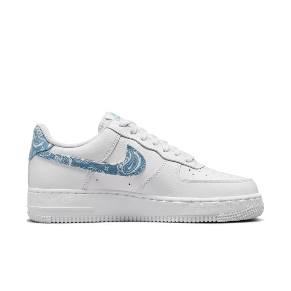 Nike Air Force 1 Low 07 Essential White Worn Blue Paisley (Womens)