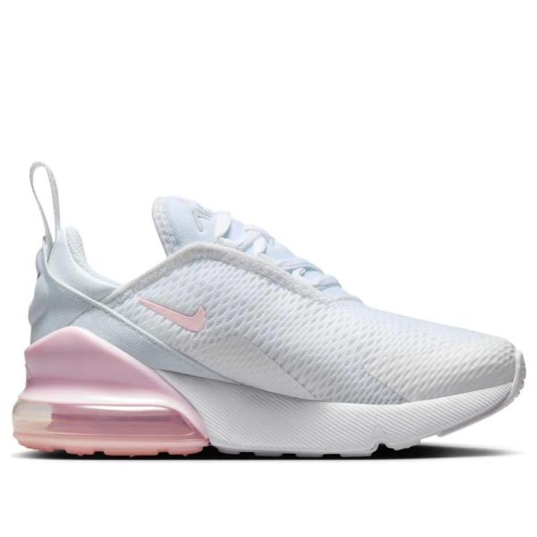 Nike Air Max 270 White Light Smoke Grey Pink Foam (PS)