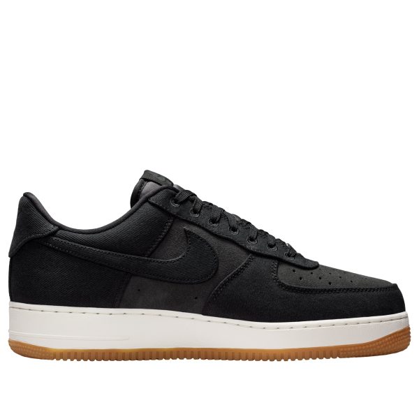 Nike Air Force 1 Low 07 LV8 Black Canvas