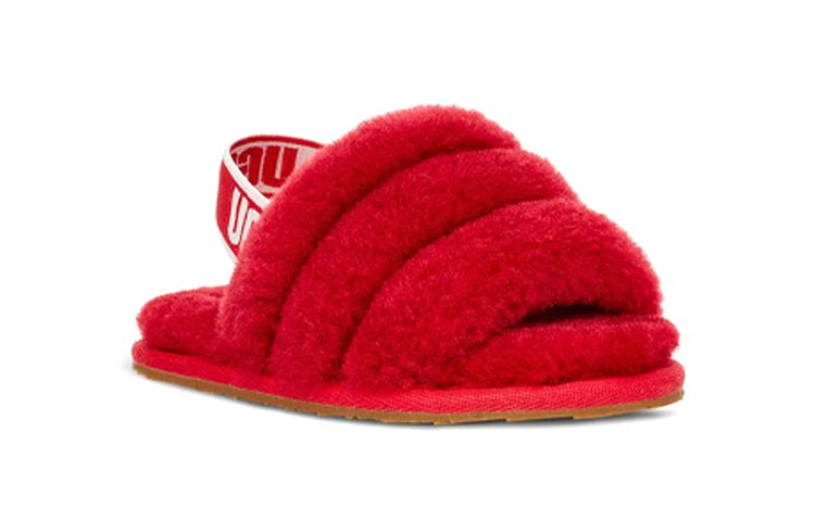 UGG Fluff Yeah Slide Ribbon Red (Toddler) 5 UGG Fluff Yeah Slide Ribbon Red (Toddler)