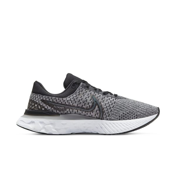 Nike React Infinity Run Flyknit 3 Black Grey Fog