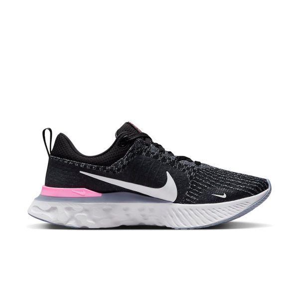 Nike React Infinity Run Black Football Grey Pink