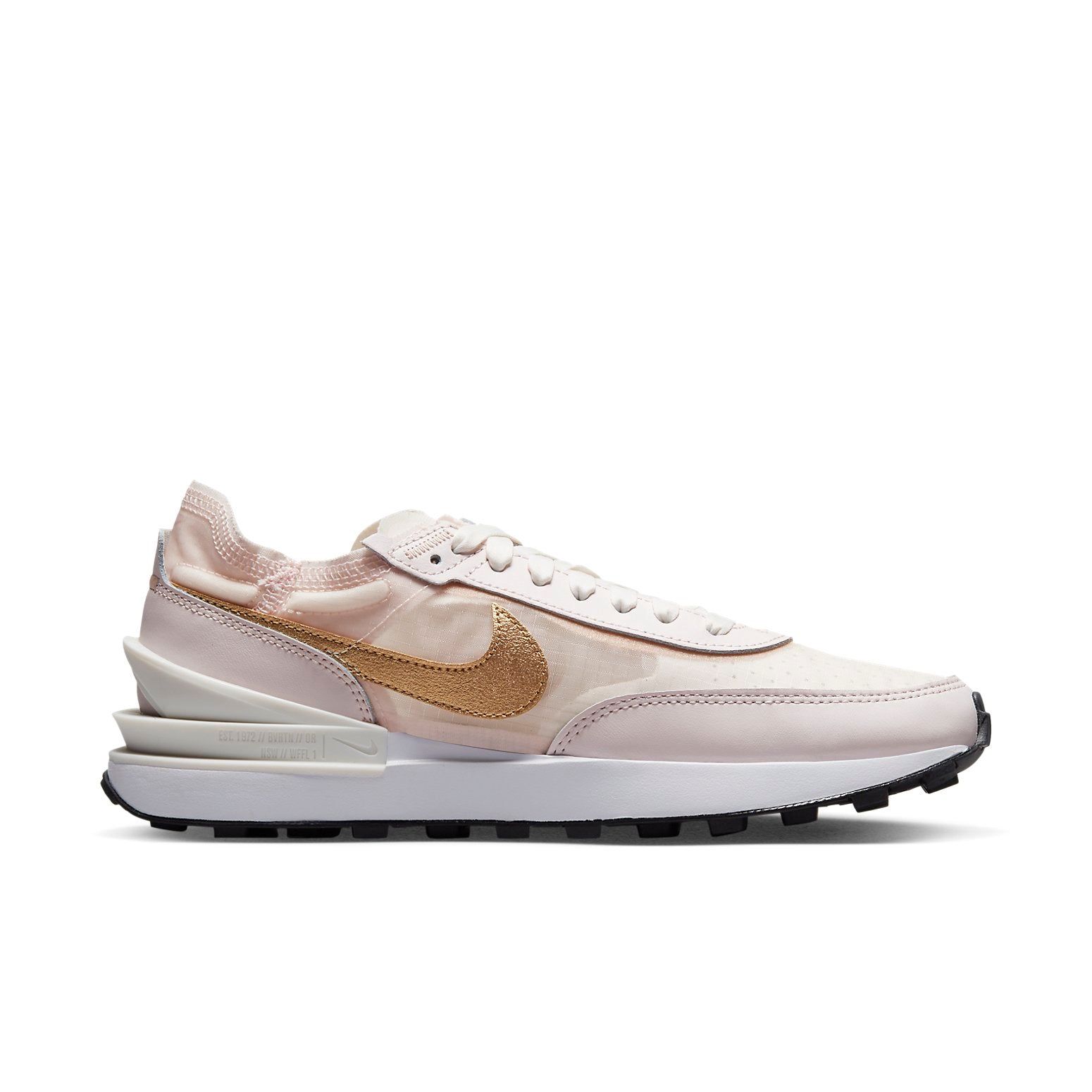 Nike Waffle One Essential Light Soft Pink Metallic Copper (Womens) 4 Nike Waffle One Essential Light Soft Pink Metallic Copper (Womens)