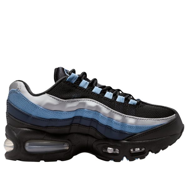 Nike Air Max 95 Black Smoke Grey Work Blue (GS)