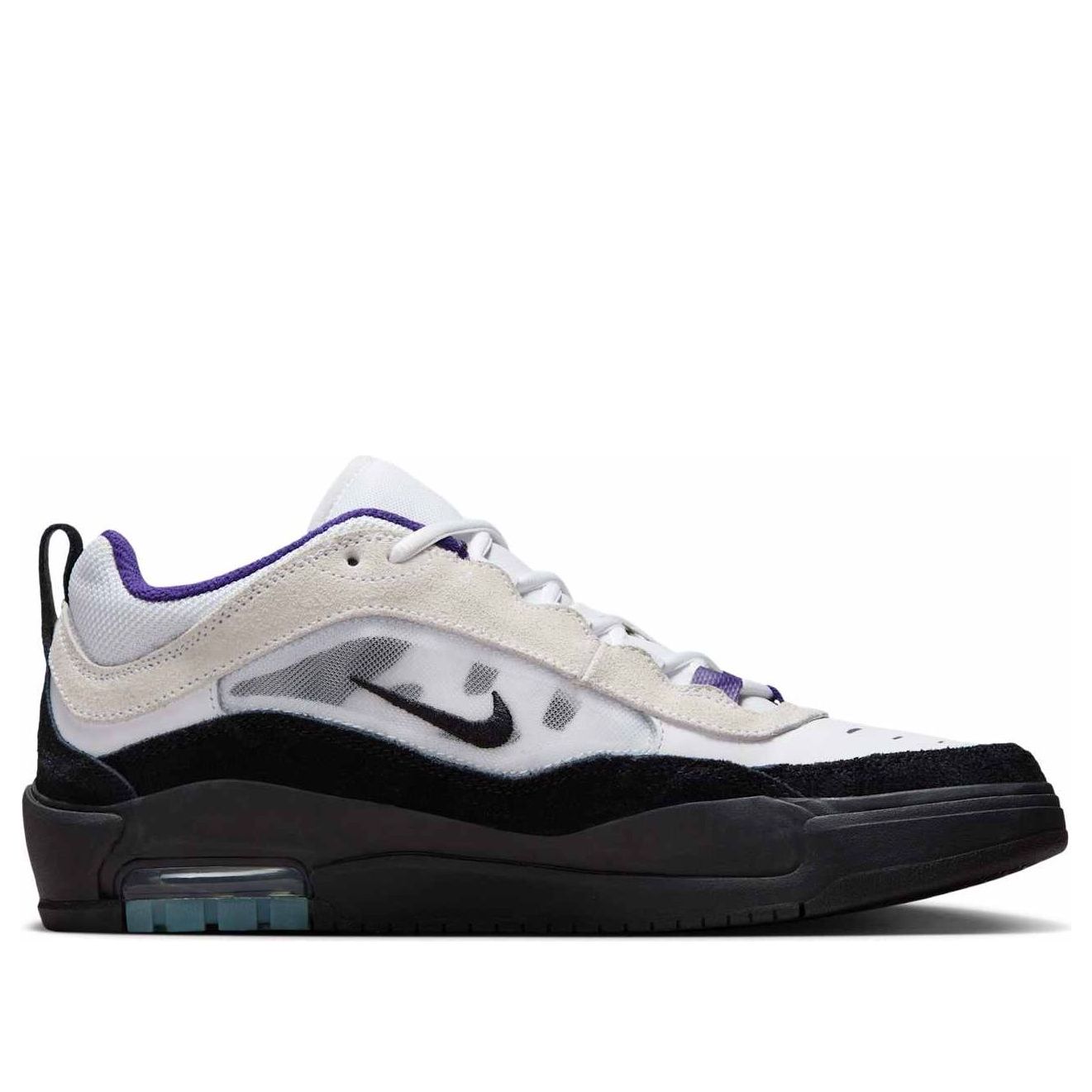 Nike SB Air Max Ishod White Black Court Purple 4 Nike SB Air Max Ishod White Black Court Purple
