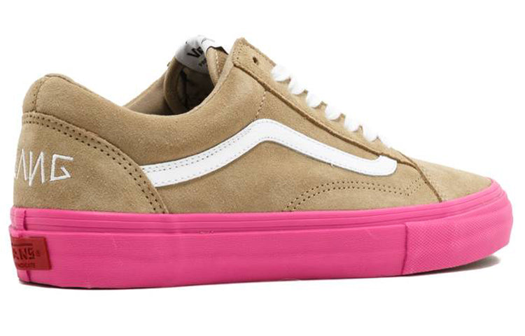 Vans Old Skool Pro S Golf Wang Wheat Pink 5 Vans Old Skool Pro S Golf Wang Wheat Pink