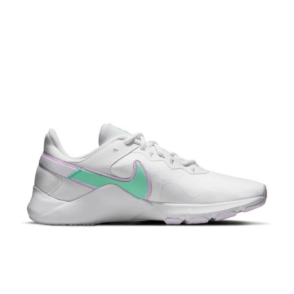 Nike Legend Essential 2 White Green Glow (Womens)