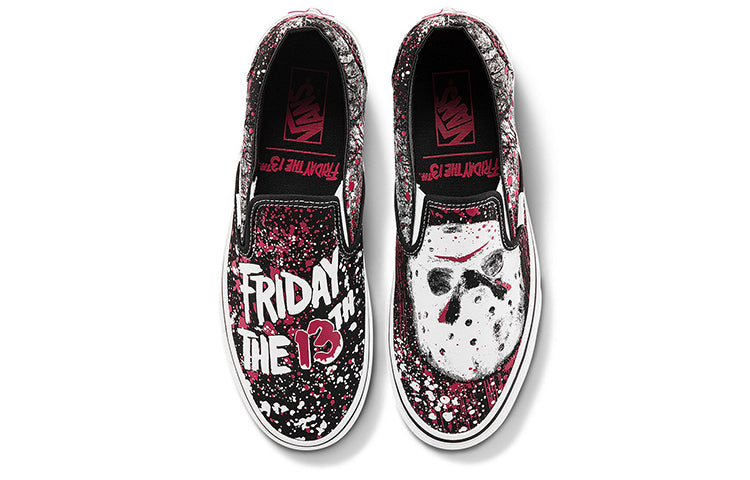 Vans Classic Slip-On Horror Pack Friday the 13th Jason Voorhees 5 Vans Classic Slip-On Horror Pack Friday the 13th Jason Voorhees