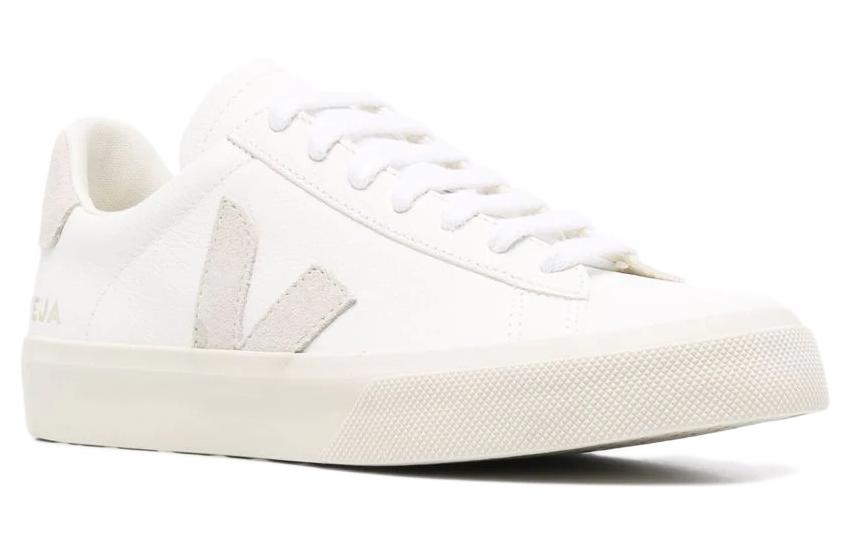 Veja Campo Low Chromefree Leather White Natural (Womens) 5 Veja Campo Low Chromefree Leather White Natural (Womens)
