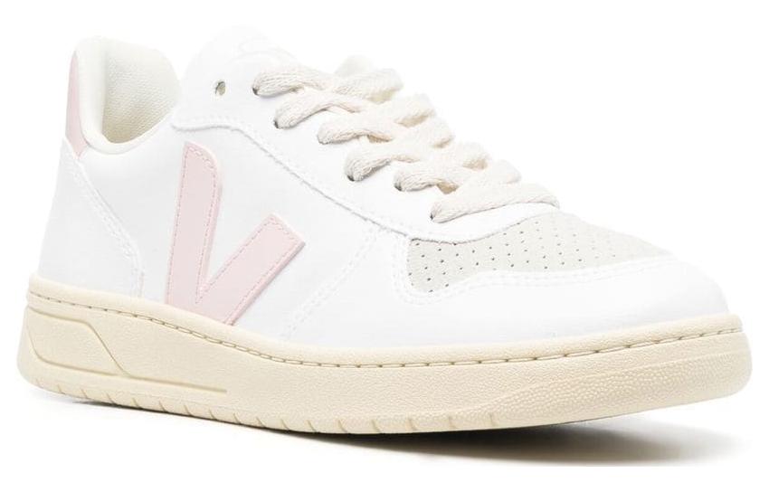 Veja V-12 Leather White Pink (Womens) 5 Veja V-12 Leather White Pink (Womens)