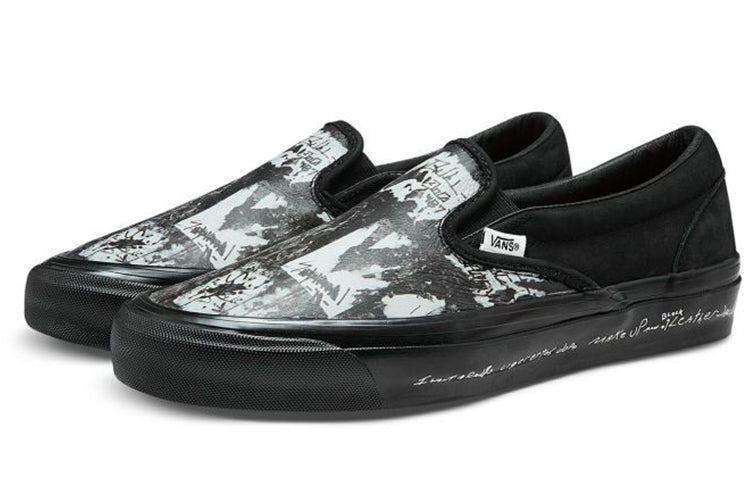 Vans Classic Slip-On LX Jim Goldberg Black Wall 5 Vans Classic Slip-On LX Jim Goldberg Black Wall