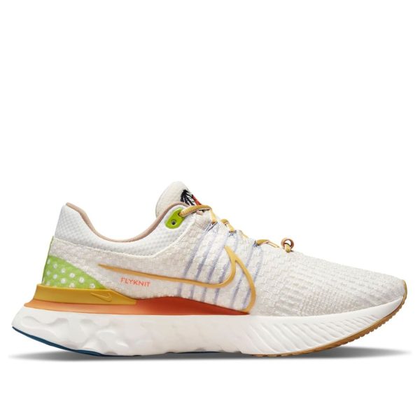 Nike React Infinity Run 3 Flyknit Sun Club Sail Hot Curry