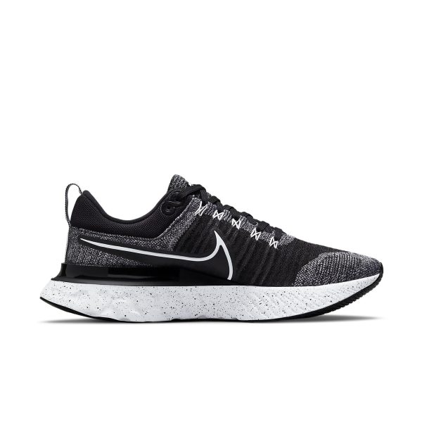 Nike React Infinity Run Flyknit 2 White Black