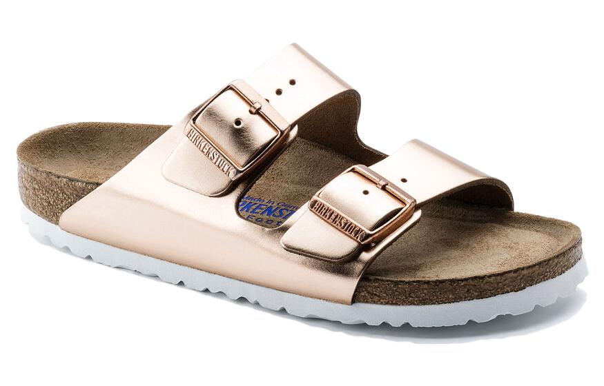 Birkenstock Arizona Softbed Metallic Copper (Womens) 4 Birkenstock Arizona Softbed Metallic Copper (Womens)