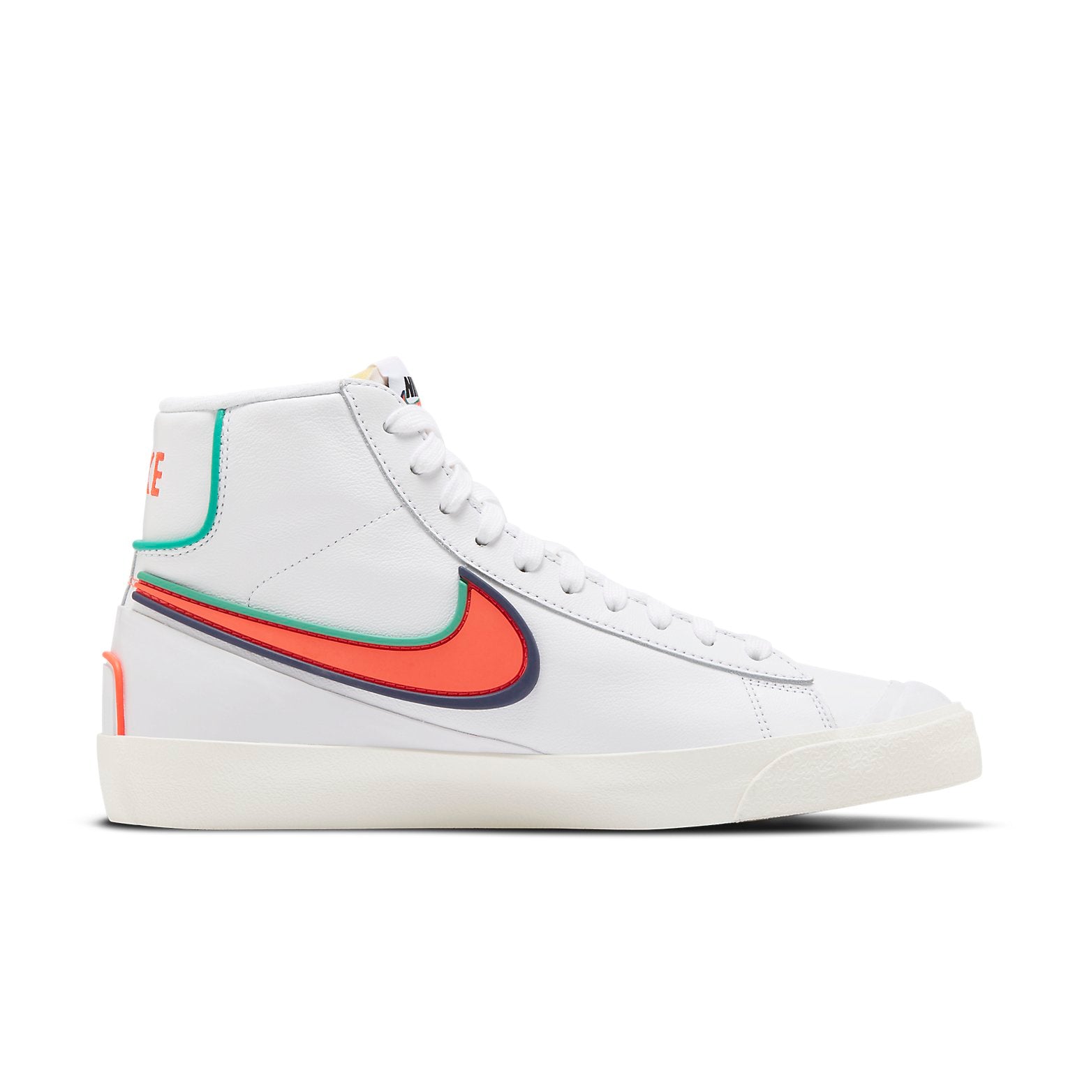 Nike Blazer Mid Infinite White Bright Crimson 4 Nike Blazer Mid Infinite White Bright Crimson