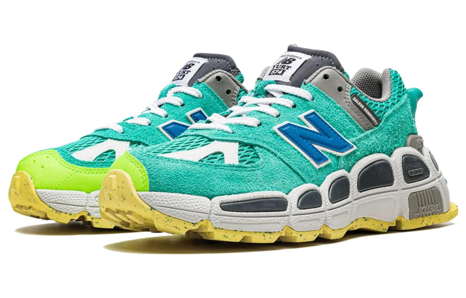 New Balance 574 YURT Salehe Bembury Universal Communication Emerald Sky 4 New Balance 574 YURT Salehe Bembury Universal Communication Emerald Sky
