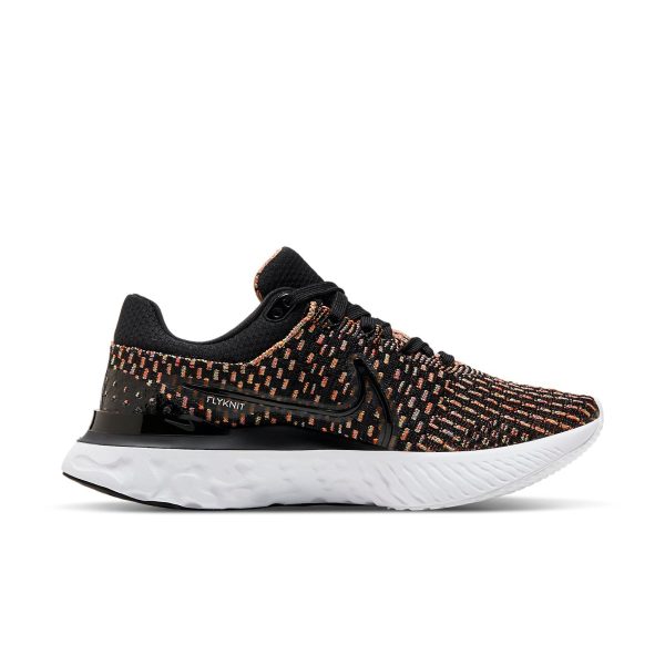 Nike React Infinity Run Flyknit 3 Black Multi (Womens)
