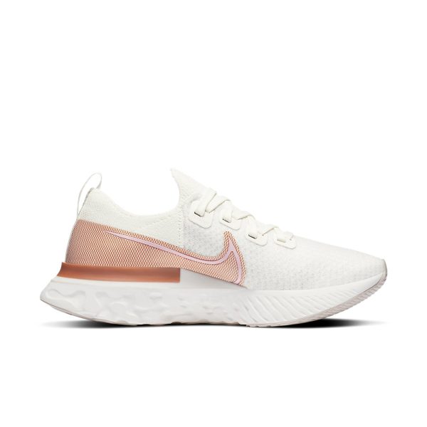 Nike React Infinity Run Flyknit Sail Metallic Copper (Womens)