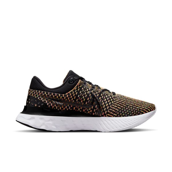 Nike React Infinity Run Flyknit 3 Black Blue Glow Pink Prime