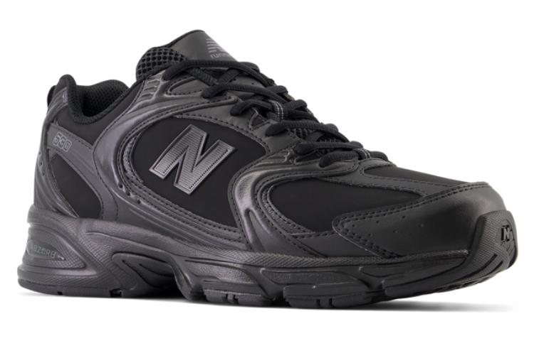 New Balance 530 Triple Black Leather 5 New Balance 530 Triple Black Leather