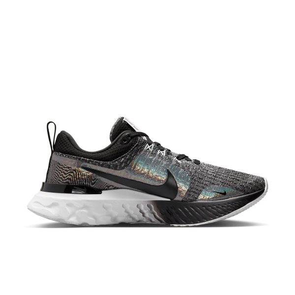 Nike React Infinity Run Flyknit 3 PRM Black White (Womens)