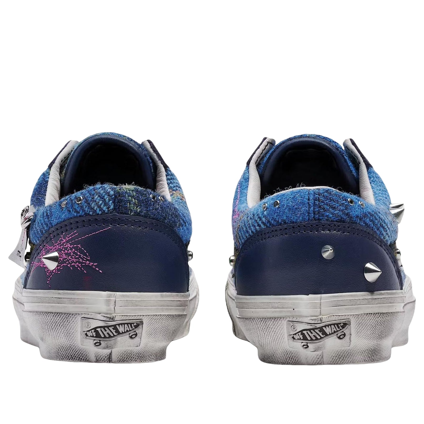 Vans Old Skool 36 Harris Tweed Blue Multi 5 Vans Old Skool 36 Harris Tweed Blue Multi
