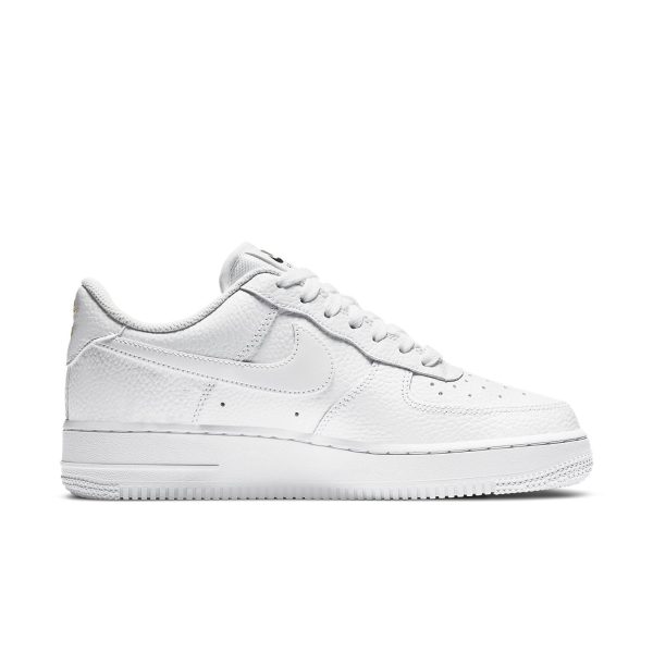 Nike Air Force 1 Low 07 Essential White Metallic Gold (Womens)