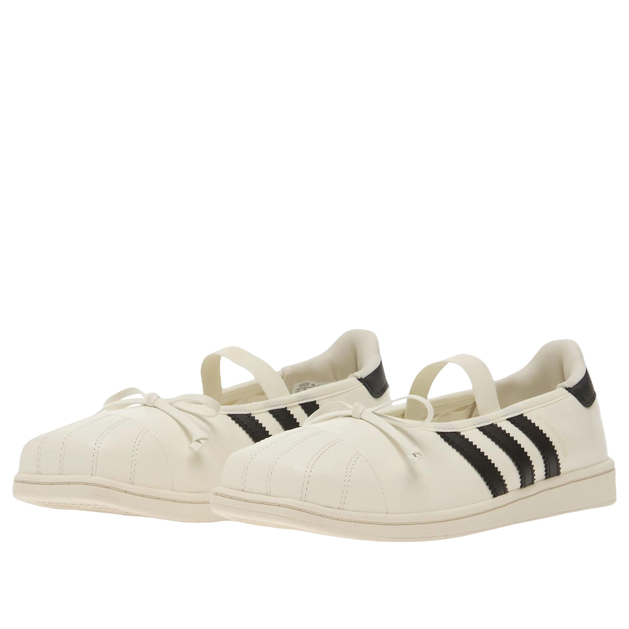 adidas Superstar Square Toe Ballet JENNIE Off White Black (Womens) 3 adidas Superstar Square Toe Ballet JENNIE Off White Black (Womens)