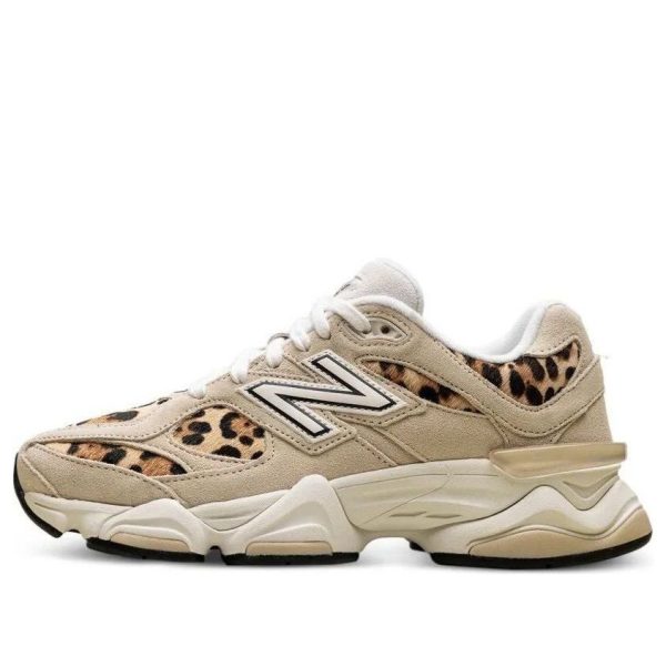 New Balance 9060 Tan Leopard White
