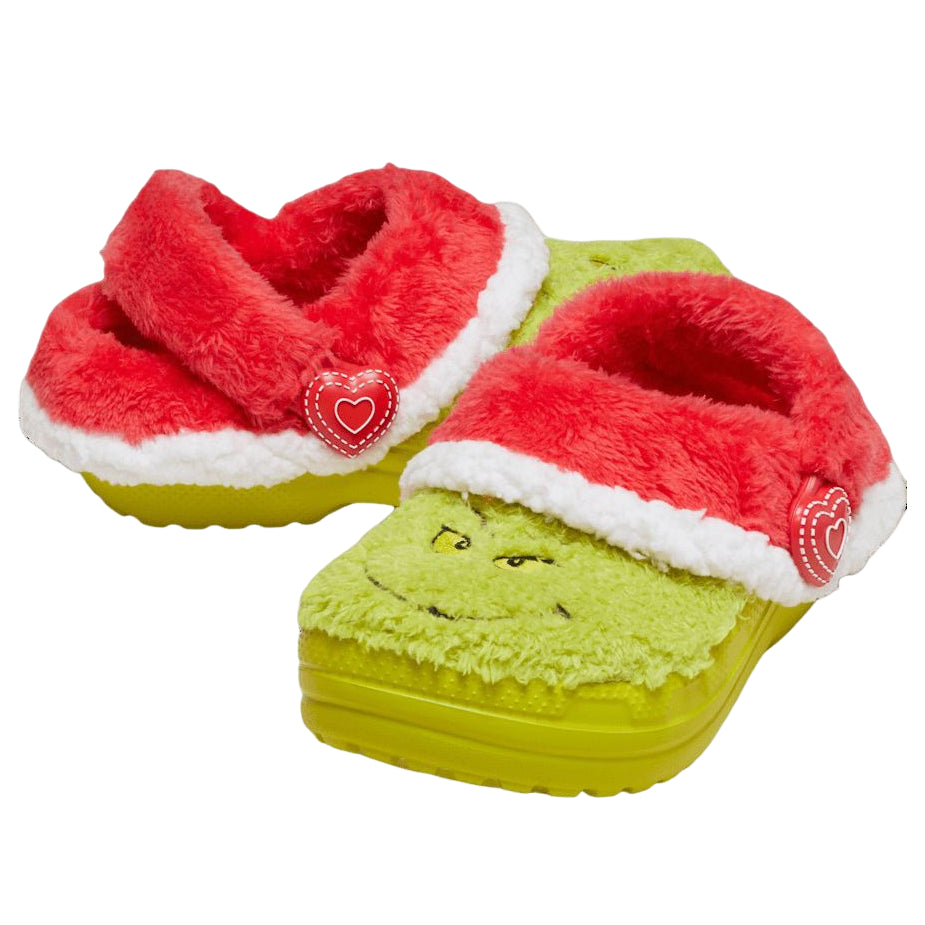 Crocs Classic Lined Clog The Grinch (Kids) 5 Crocs Classic Lined Clog The Grinch (Kids)