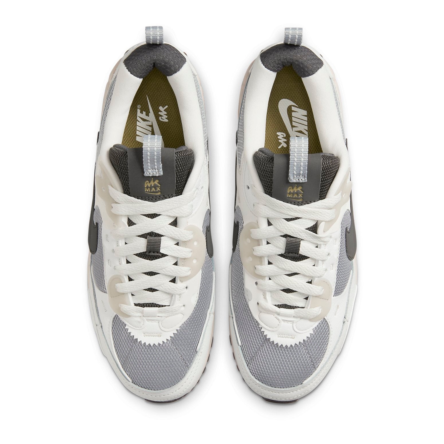 Nike Air Max 90 Futura Wolf Grey Summit White Light Orewood Brown Medium Ash (Womens) 6 Nike Air Max 90 Futura Wolf Grey Summit White Light Orewood Brown Medium Ash (Womens)