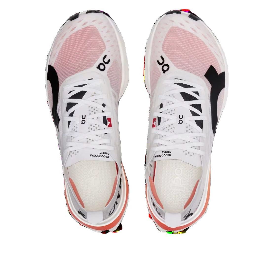 On Running Cloudboom Strike White Black Orange (Womens) 6 On Running Cloudboom Strike White Black Orange (Womens)