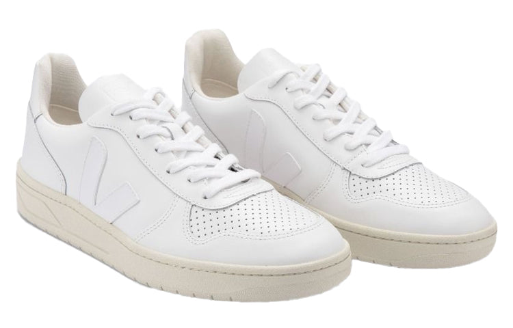 Veja V-10 Leather White White 6 Veja V-10 Leather White White