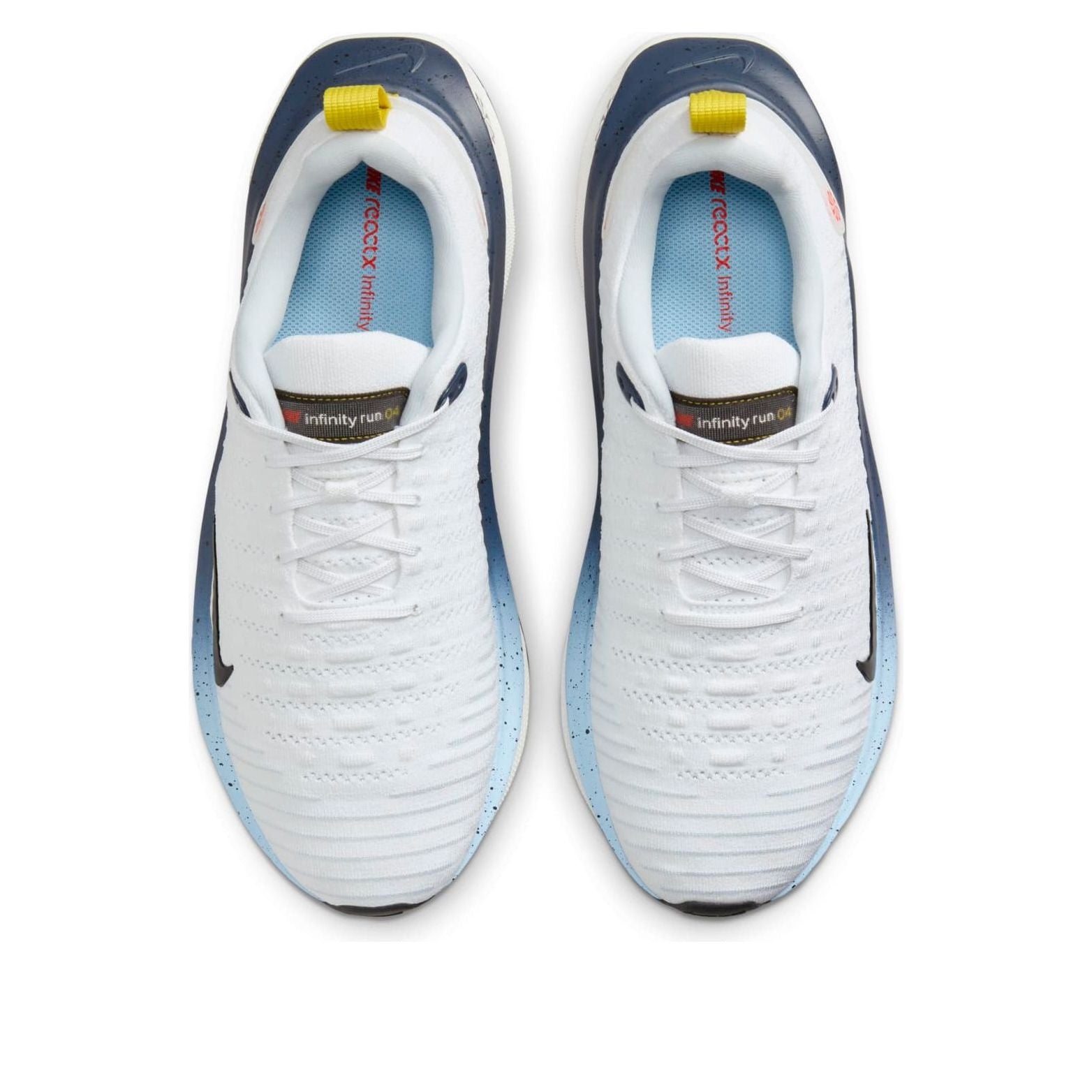 Nike ReactX Infinity Run 4 White Navy Speed Yellow 5 Nike ReactX Infinity Run 4 White Navy Speed Yellow