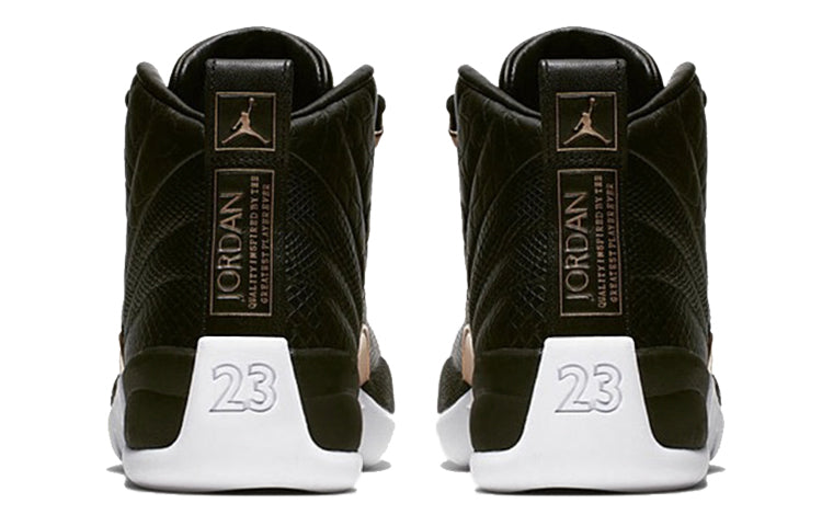 Jordan 12 Retro Black Metallic Gold White (Womens) 6 Jordan 12 Retro Black Metallic Gold White (Womens)