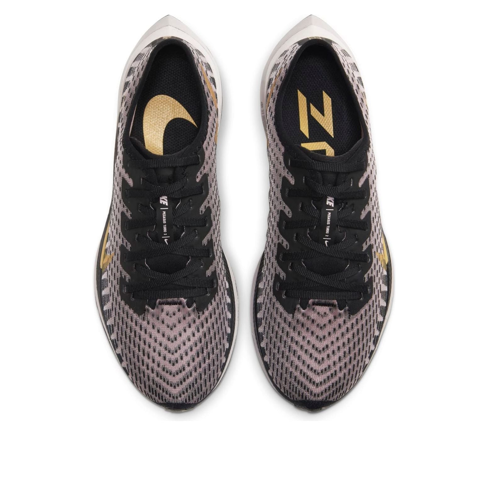 Nike Zoom Pegasus Turbo 2 Black Infinite Gold (Womens) 6 Nike Zoom Pegasus Turbo 2 Black Infinite Gold (Womens)