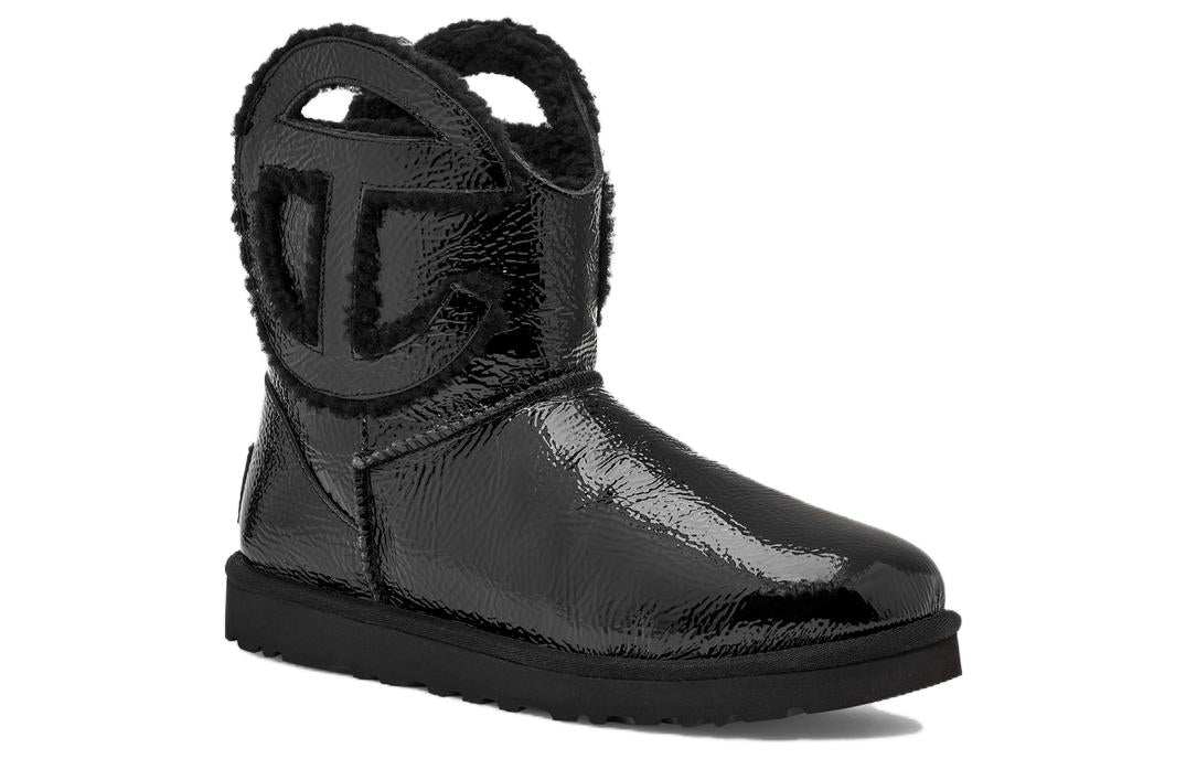 UGG x Telfar Logo Mini Crinkle Black 6 UGG x Telfar Logo Mini Crinkle Black