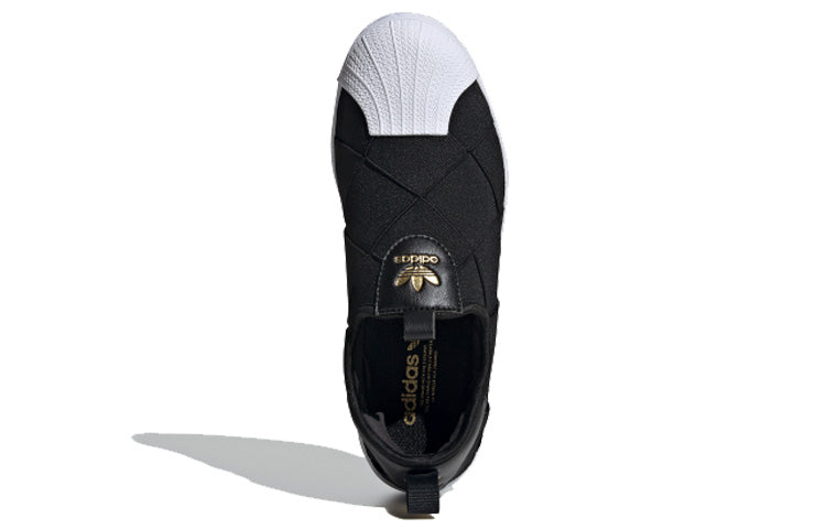 adidas Superstar Slip-On Core Black Cloud White Pink (Womens) 6 adidas Superstar Slip-On Core Black Cloud White Pink (Womens)