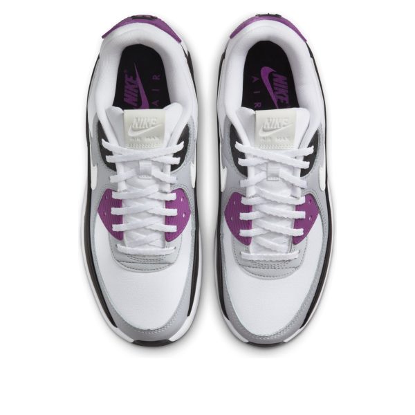 Nike Air Max 90 LV8 White Bold Berry Wolf Grey Photon Dust (Womens)