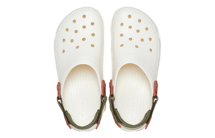Crocs Classic All-Terrain Clog White Green 6 Crocs Classic All-Terrain Clog White Green