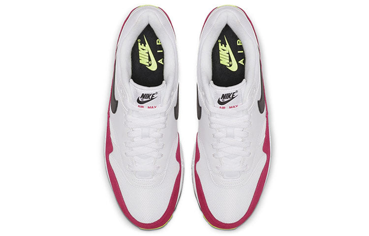 Nike Air Max 1 White Black Volt Rush Pink 6 Nike Air Max 1 White Black Volt Rush Pink