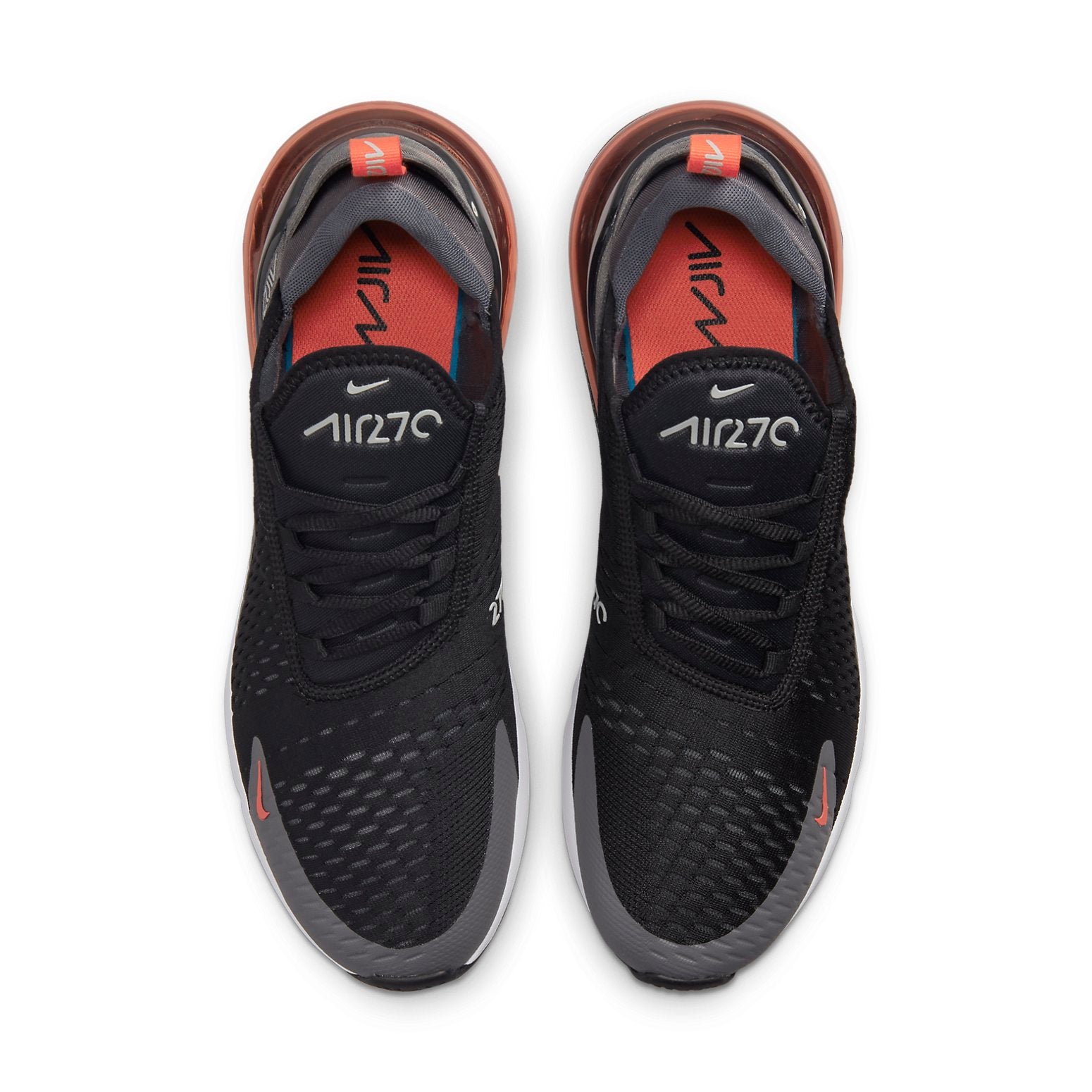 Nike Air Max 270 Essential Black Grey Orange 6 Nike Air Max 270 Essential Black Grey Orange