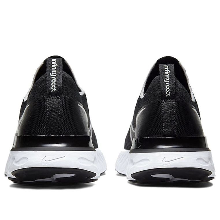 Nike React Infinity Run Black White 6 Nike React Infinity Run Black White
